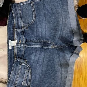 jean shorts never worn